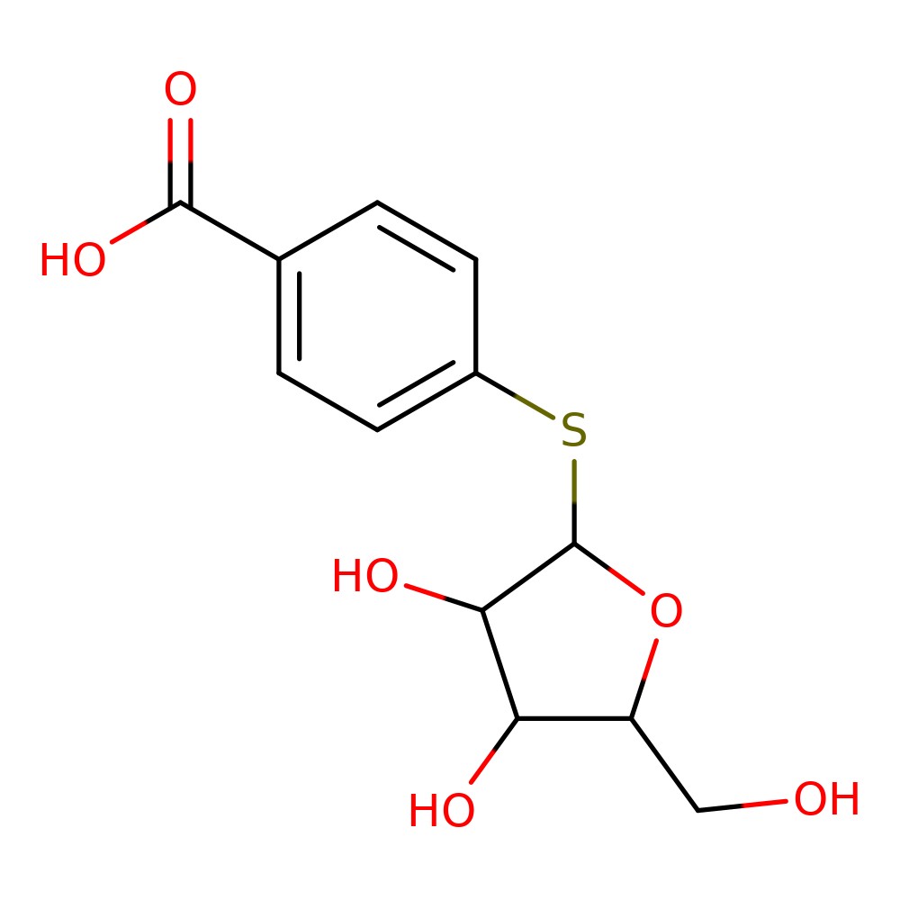 2_33_3_4-a-D-Ribofuranosylthio_benzoic_acid_